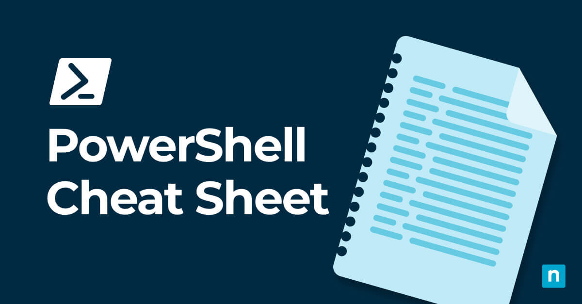 Windows Powershell Commands Cheat Sheet Ninjaone