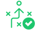 green icon showing an arrow crawling its path to the aimed point