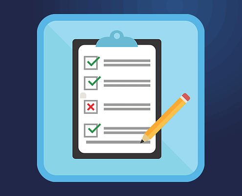 Icona checklist per l'onboarding dei clienti IT