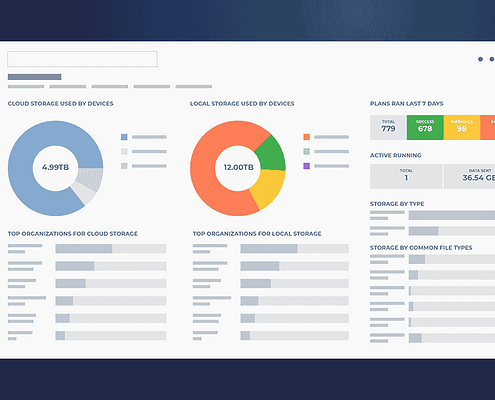 Data backup and recovery banner