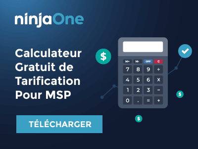 calculateur de tarification pour MSP infogérance