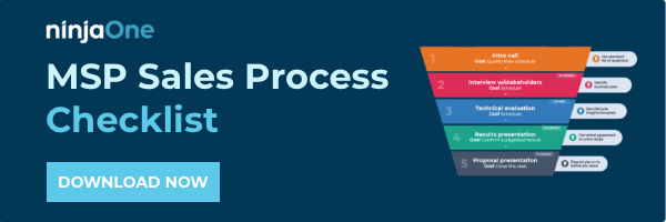 MSP Sales Process Checklist banner