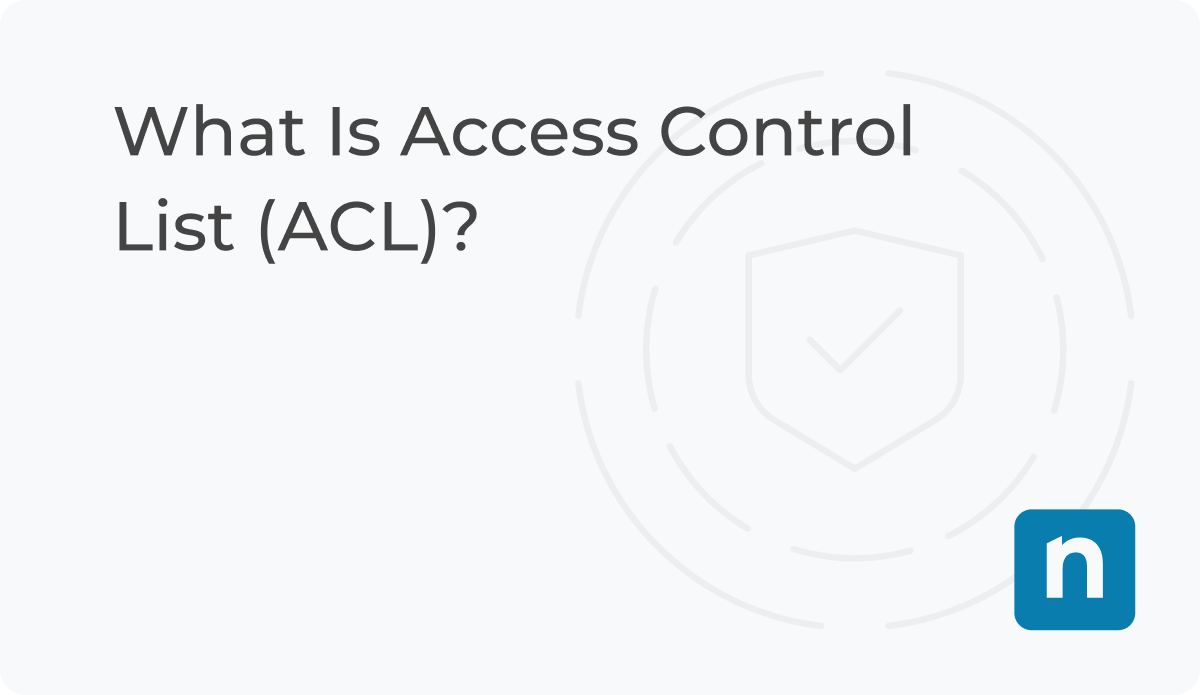 Lista di controllo degli accessi (ACL) blog banner