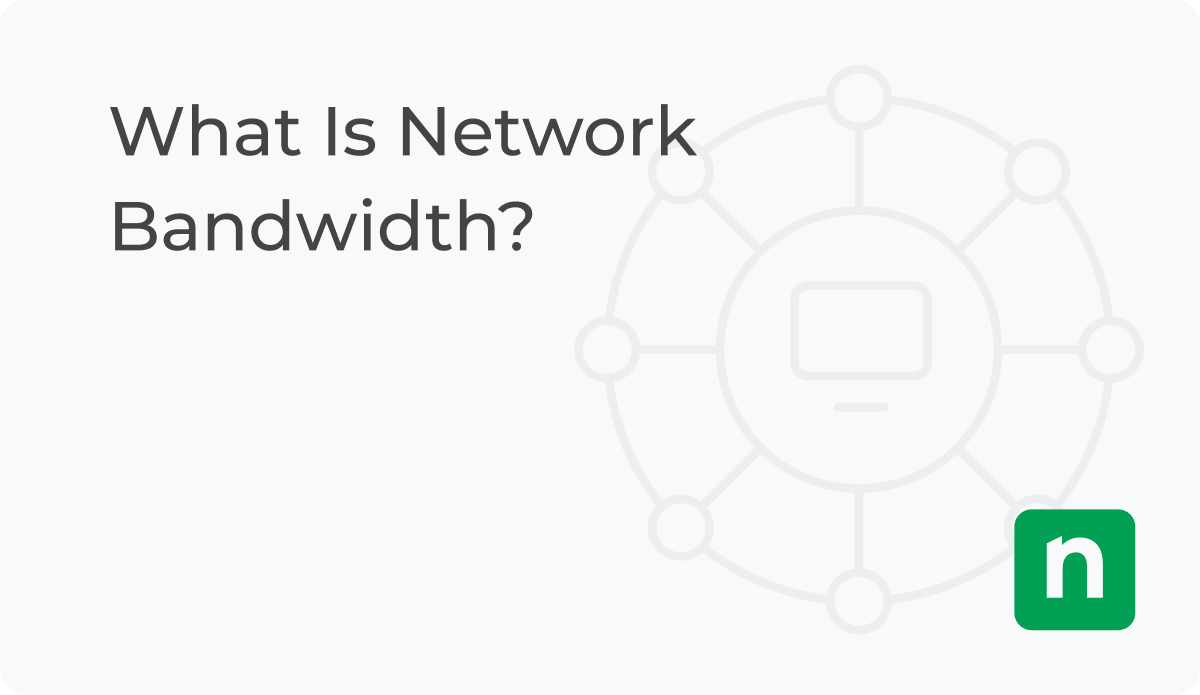 what is Network bandwidth blog banner image