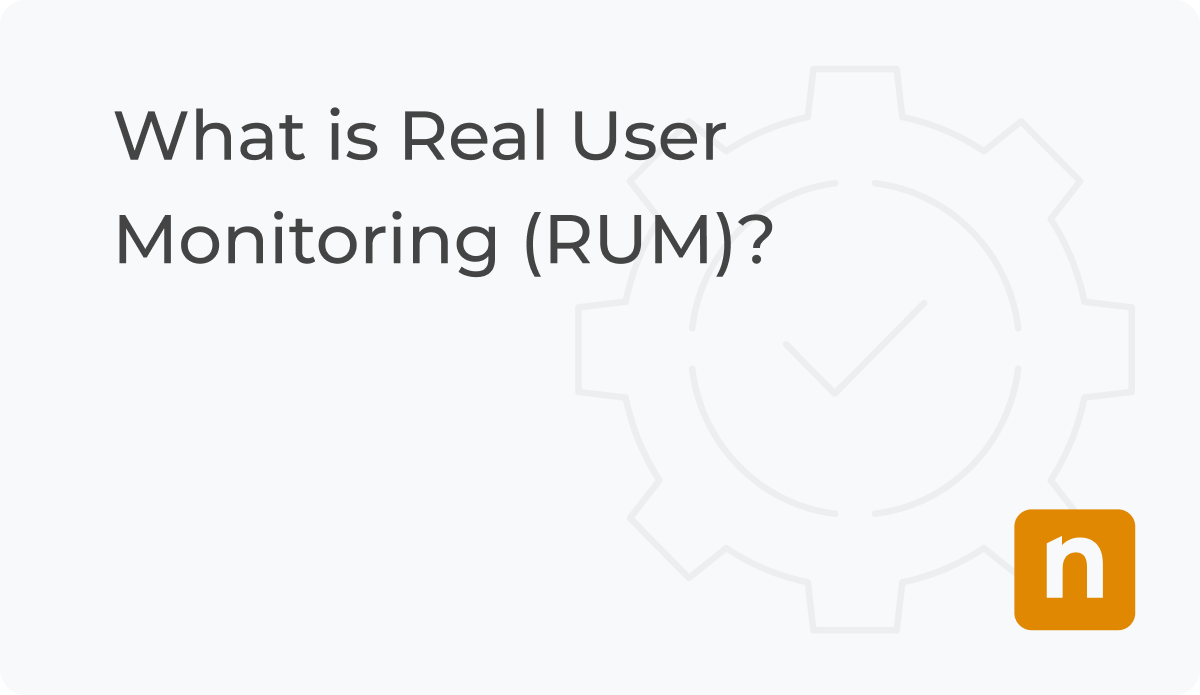 Real User Monitoring blog banner image