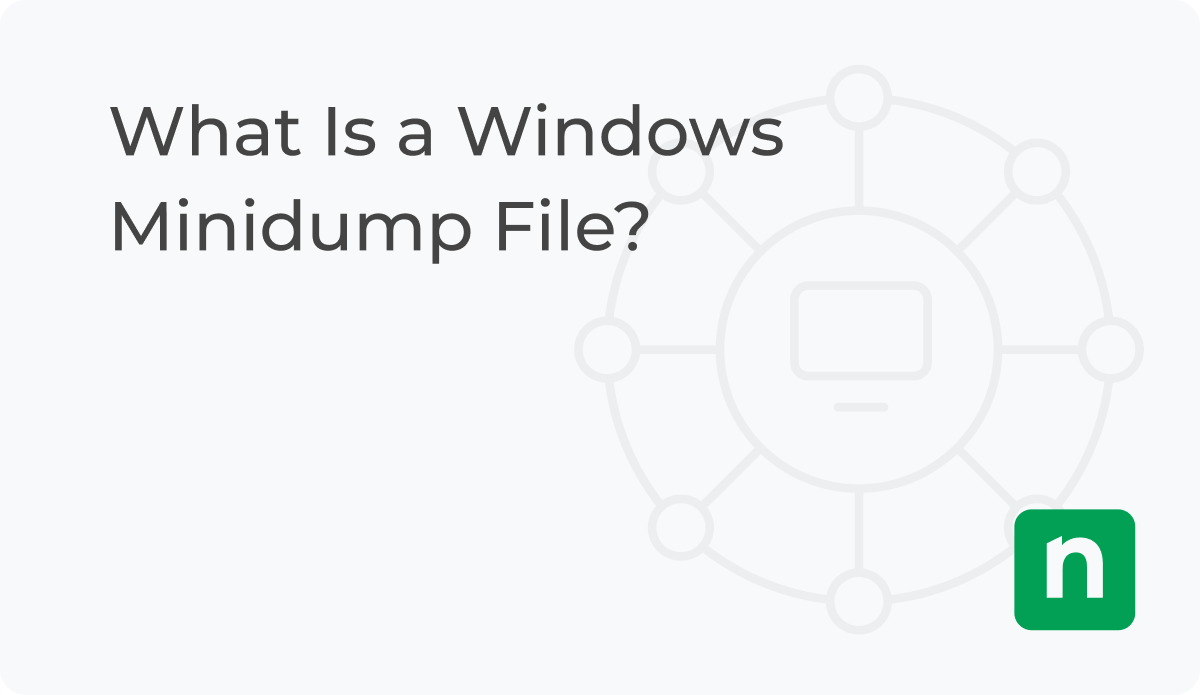 What is a Windows Minidump File blog banner image