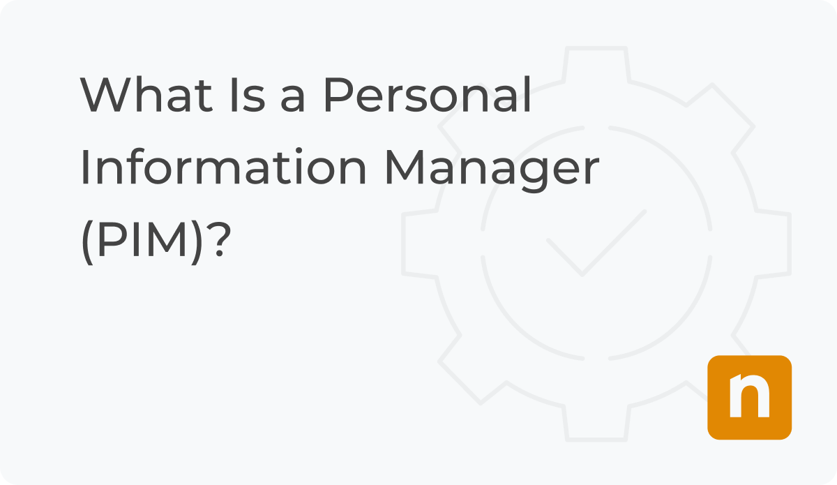 what is personal information manager blog banner image