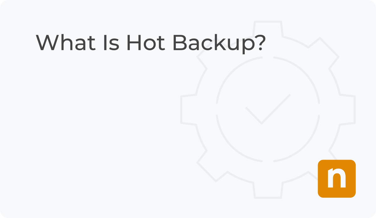 What Is Hot Backup blog banner image