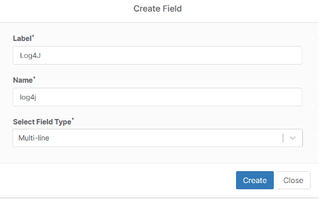 create-field-log4j