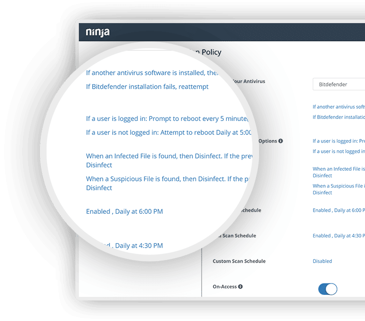 Managed Antivirus - Cloud RMM Antivirus for MSPs