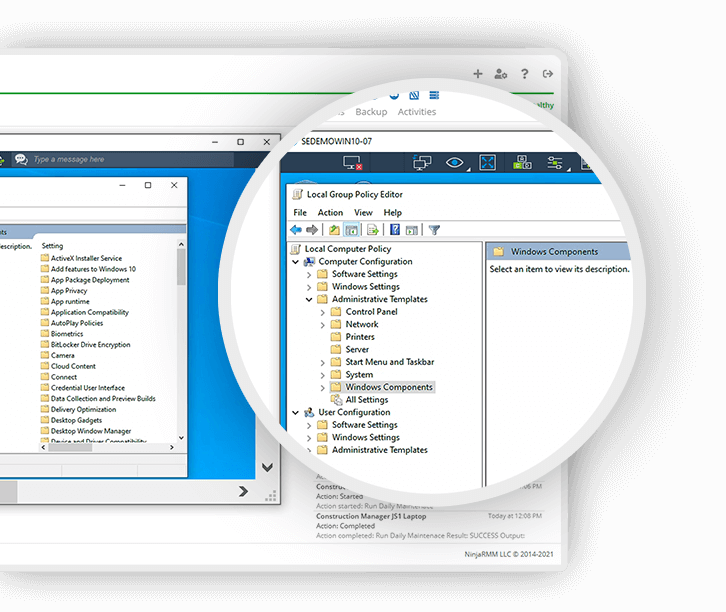 Scan, ESET Direct Endpoint Management plugin for NinjaOne