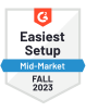 Easiest Setup Mid-Market Fall 2023