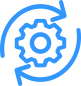 Automation blue icon