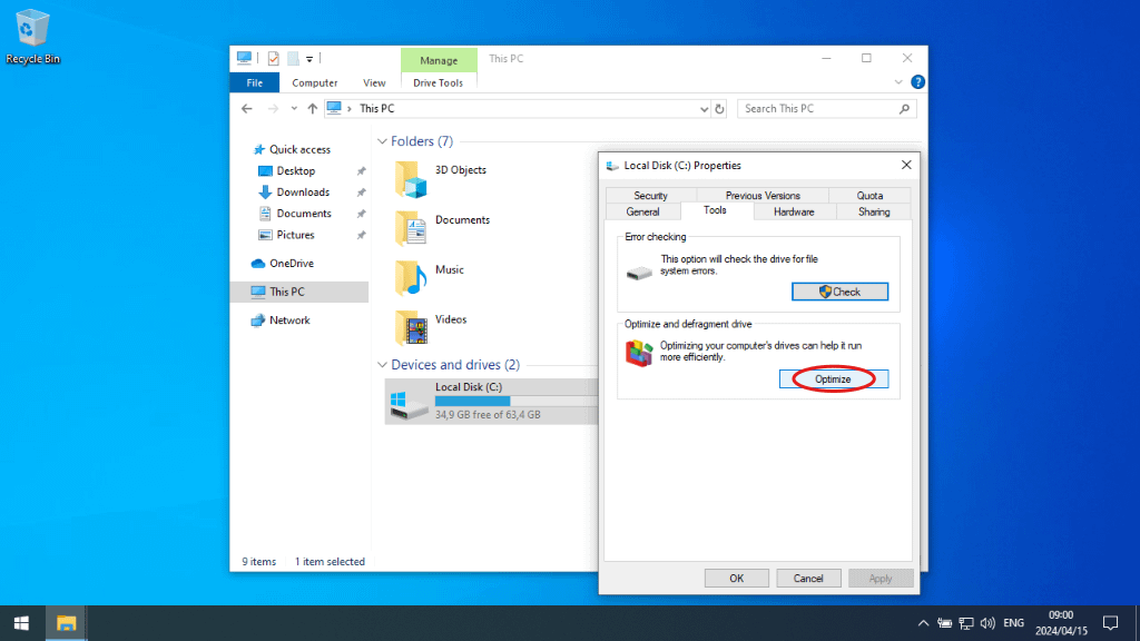 Partitioning a Hard Drive in Windows 10