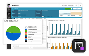 N-able N-central Dashboard Screenshot