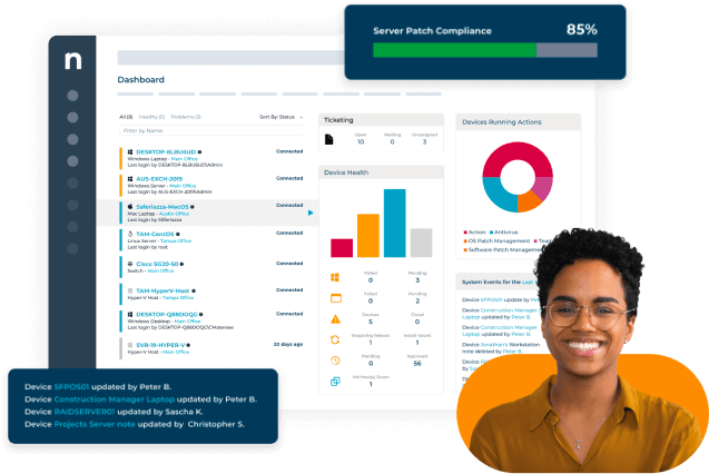 NinjaOne dashboard