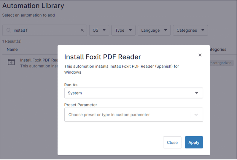 Ein Screenshot zeigt den Installationsbildschirm von Foxit PDF Reader