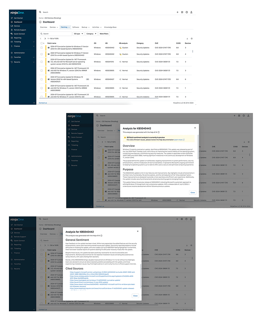 Données générées par IA sur les correctifs