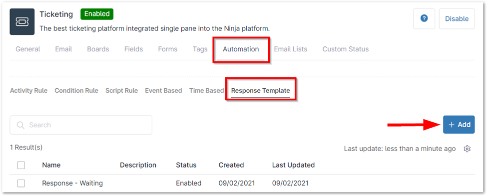 How to Create a Response Template in NinjaOne 