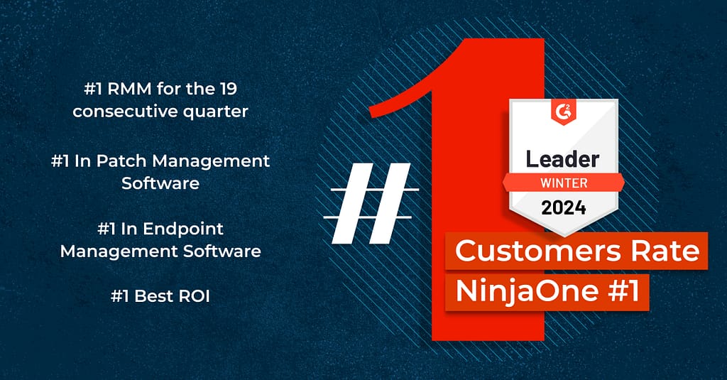 G2 Winter 2024 Report: Customers Rate NinjaOne #1 in 7 Key IT ...