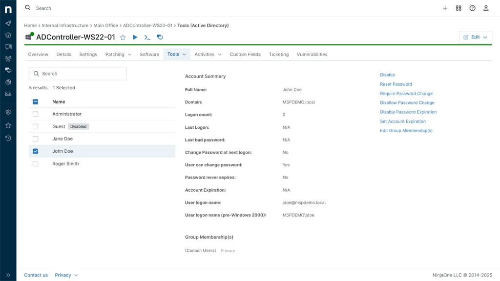 Monitor and manage Active Directory Domain Controllers Monitor and manage Active Directory Domain Controllers