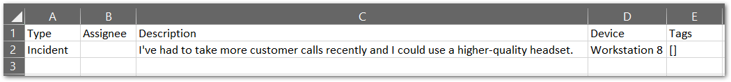  The data will be exported into a .CSV spreadsheet as it is displayed in the NinjaOne console.