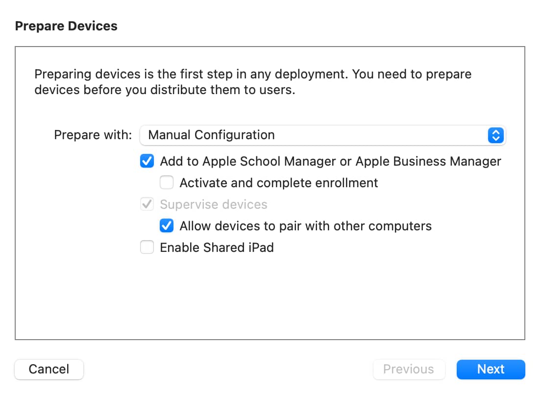 Allow devices to pair with other computers, as indicated in the screenshot below, then click Next. 