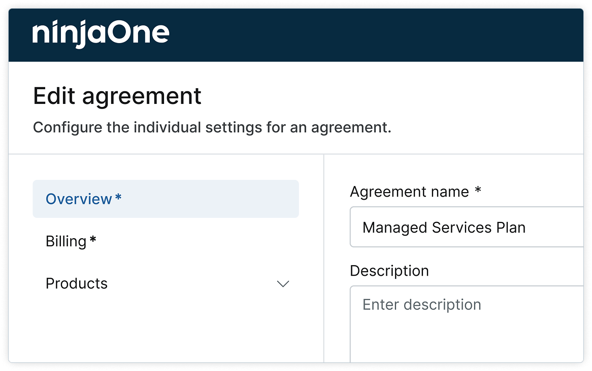 screenshot of NinjaOne dashboard
