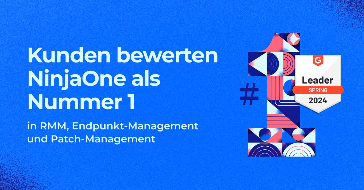 G2 Spring 2024 blog image DE NinjaOne belegt erneut Platz 1 in sieben IT-Kategorien im G2-Frühjahrsbericht 2024