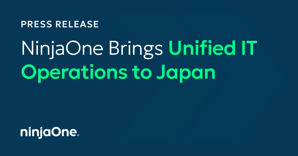 NinjaOne Brings Unified IT Operations to Japan