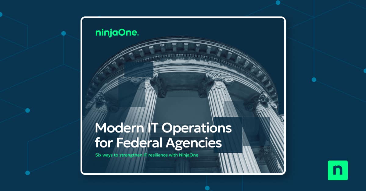 OptA Modern IT Operations for Federal Agencies guide - LP image