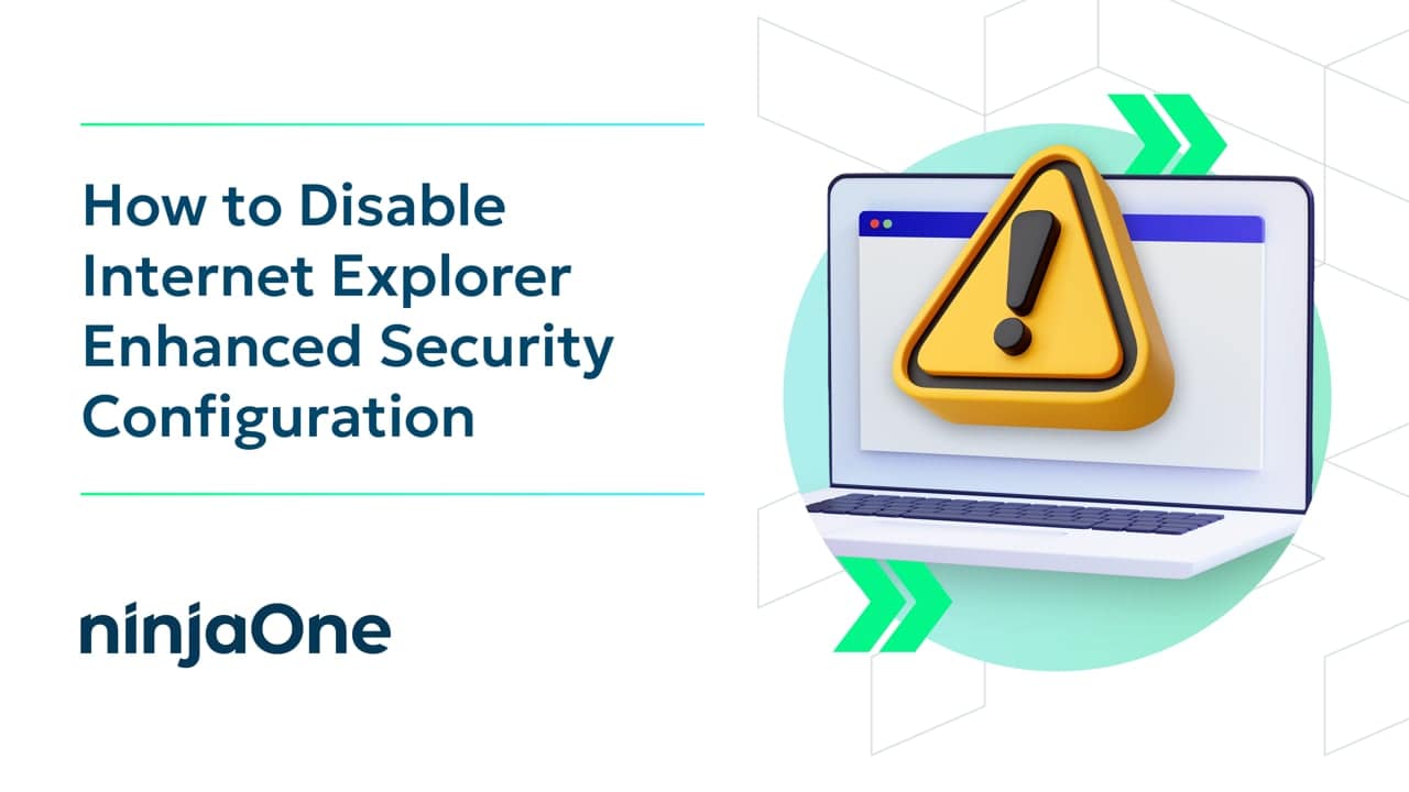 How to Disable Internet Explorer Enhanced Security Configuration | IT ...