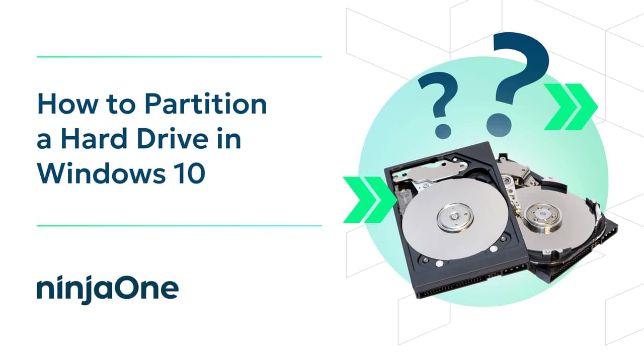 How to Partition a Hard Drive in Windows 10 | IT Video Hub | NinjaOne