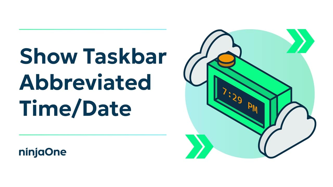How to Enable or Disable Show Abbreviated Time and Date on Taskbar in ...