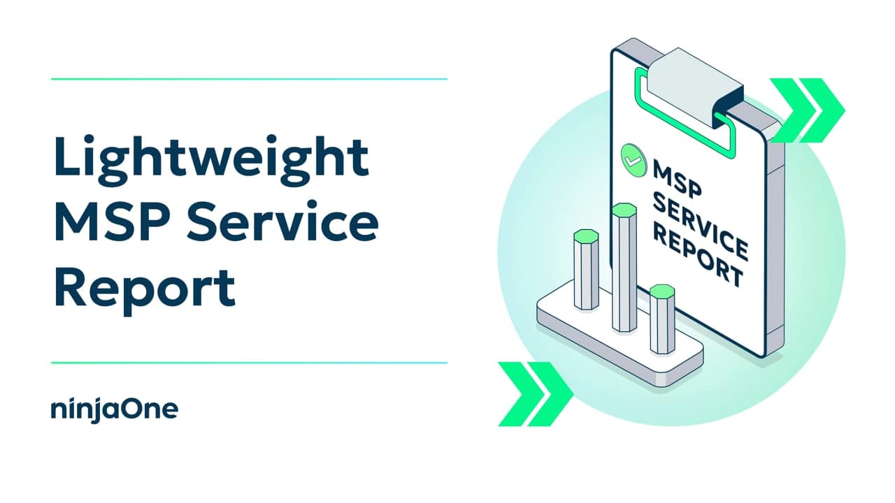 How to Build a Lightweight MSP Service Report Without a PSA Tool | IT ...