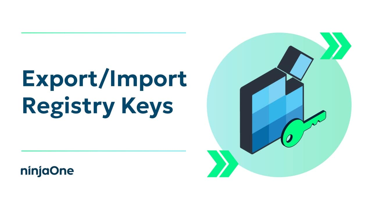 How To Export and Import Registry Keys in Windows | IT Video Hub | NinjaOne