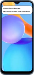 Screen share request notification