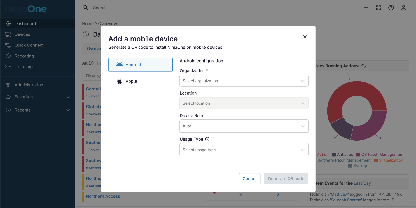 MDM Añadir un dispositivo móvil