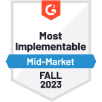 G2 – Snabbast att implementera