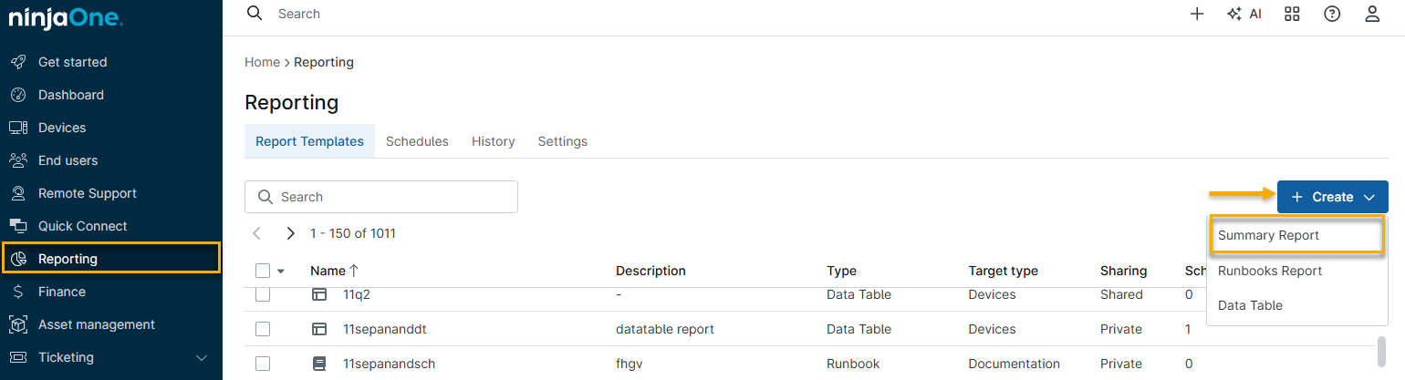 Reporting_NavAndCreate.png
