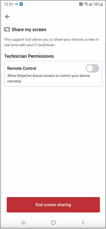 Share session begins