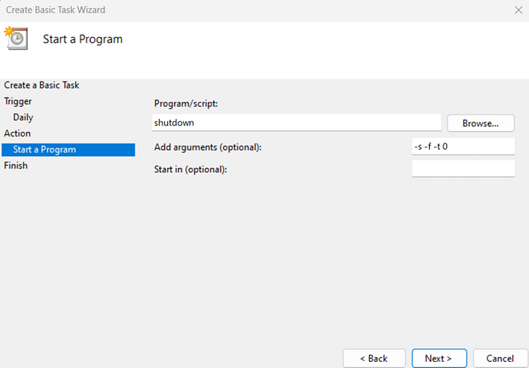 Shutdown Computer After 1 Hour