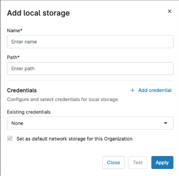 Add local storage
