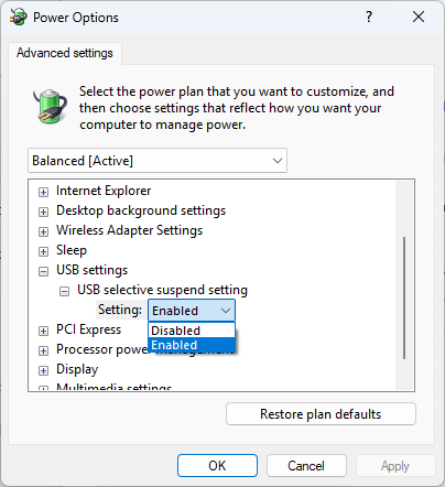 Options d’alimentation électrique