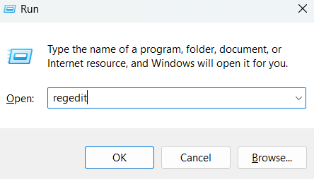 How to open Registry Editor
