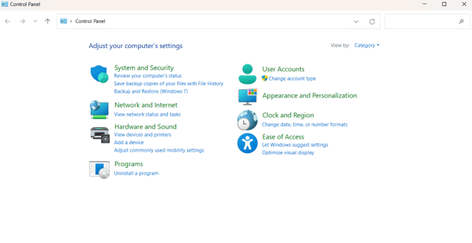 Access Region Settings