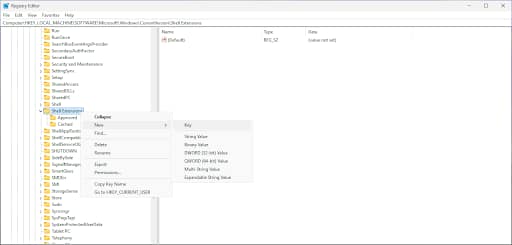 Shell extensions