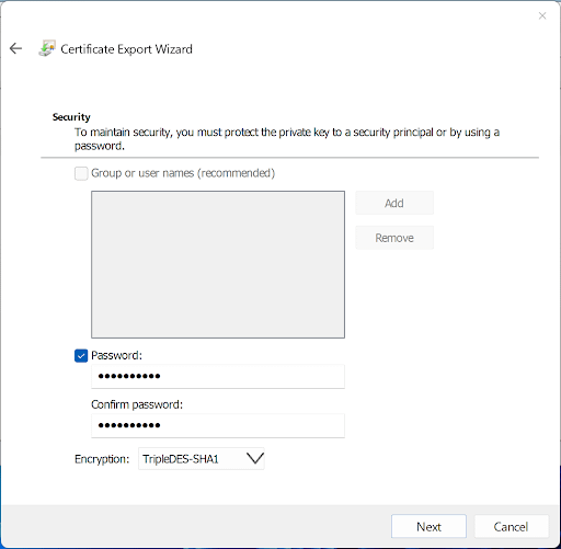 Password
