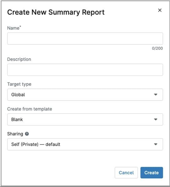 Crear informe resumido