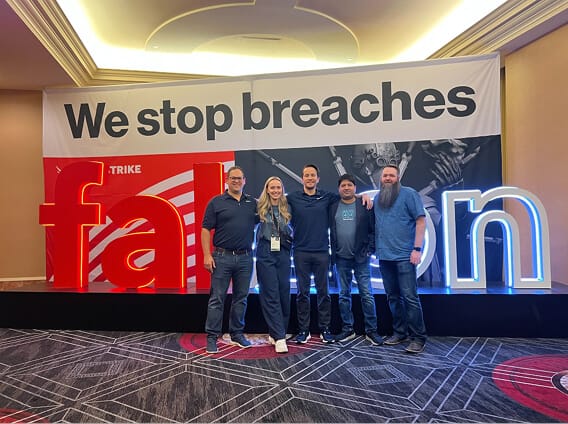 NinjaOne team photo NinjaOne team posed at Fal.con